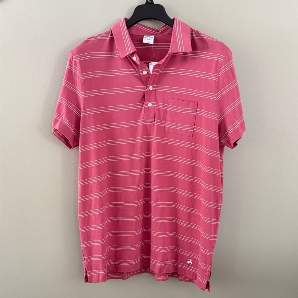 Brooks Brothers Slim Fit 100% Cotton striped shirt in XXL size.